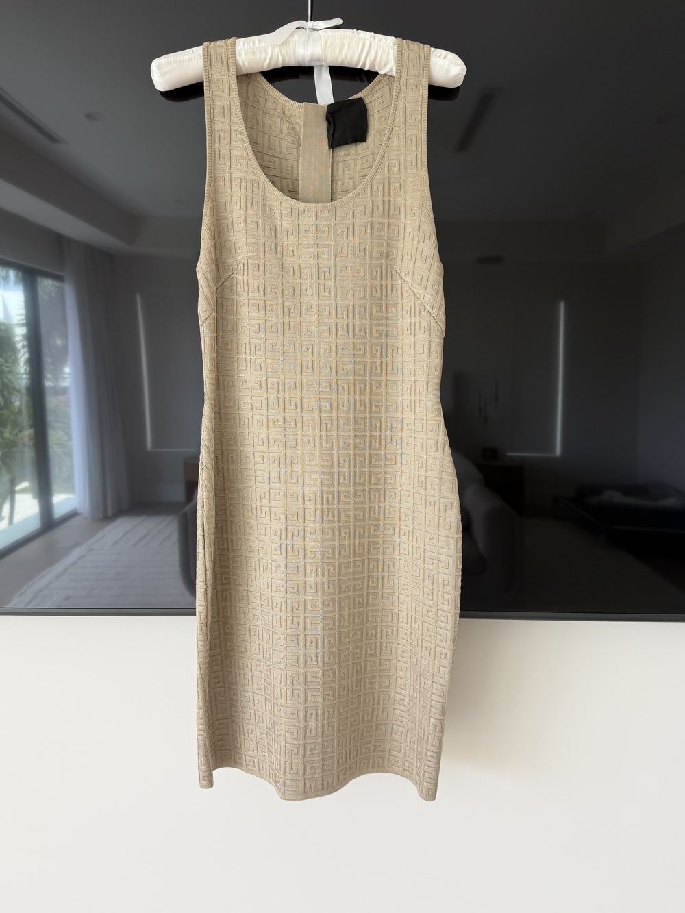 Givenchy 4G Logo Knit Jacquard Dress, Size M, Worn 1X/Perfect Condition